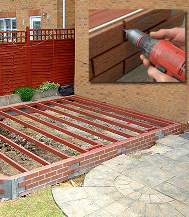 An average base and wall can be installed in less than two days!